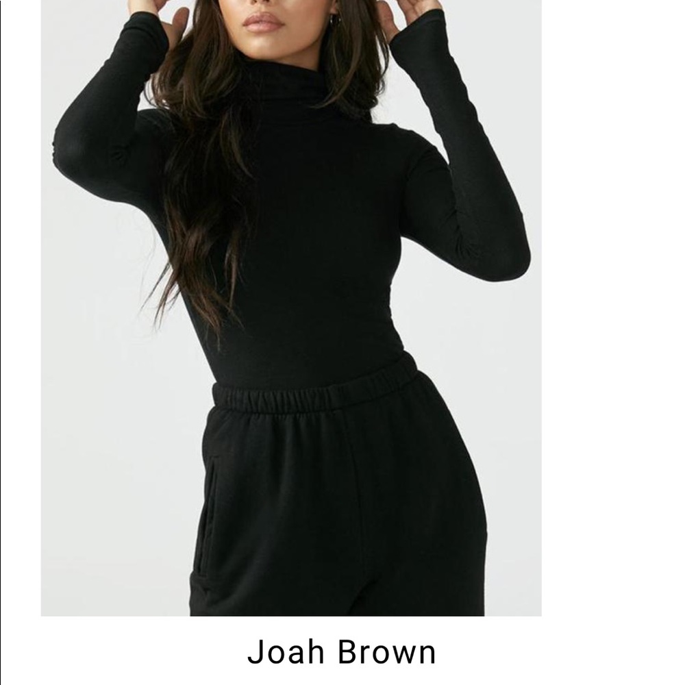 ISO Josh Brown Black ribbed turtleneck